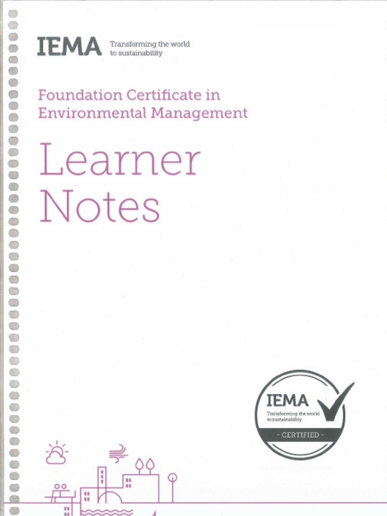 IEMA - Learner Notes | PDF