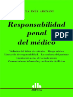 Responsabilidad Penal Del Medico. 2017. Paula Ines Argnani