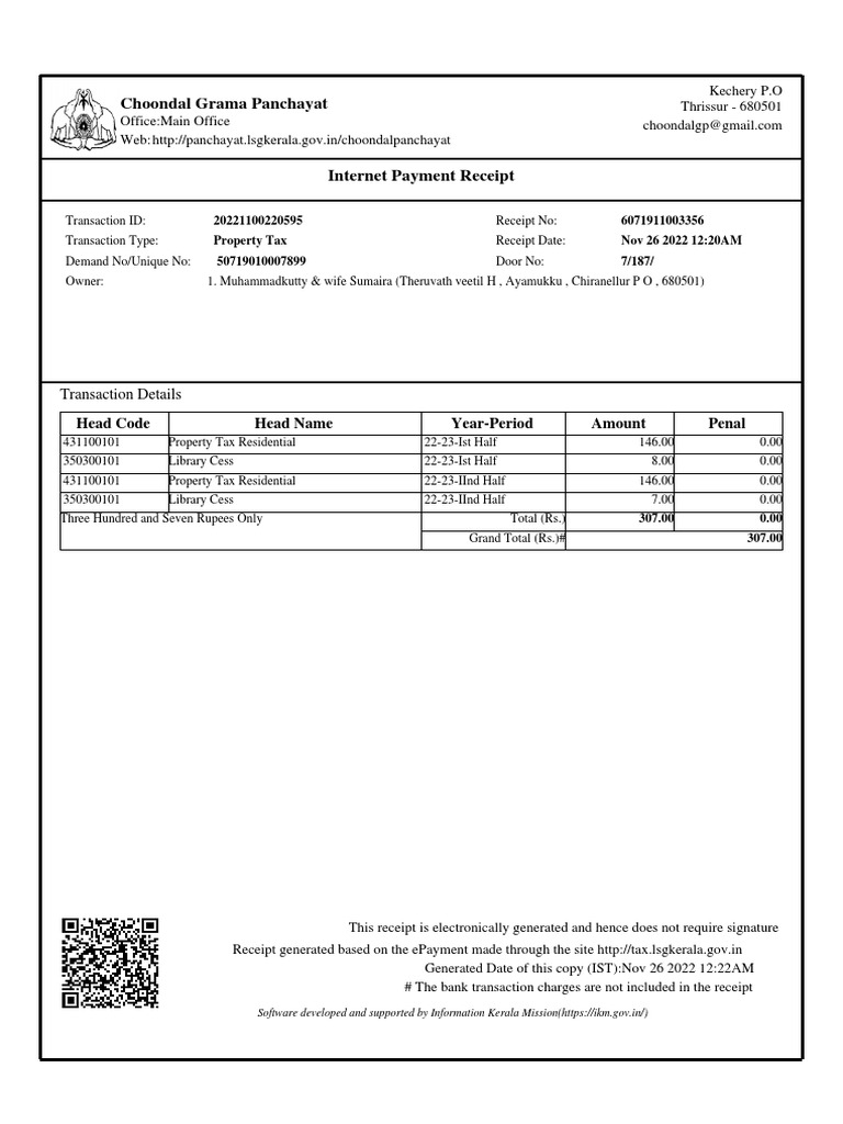 Transaction Receipt | PDF | Receipt | Taxes