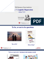 Lecture7 Logistic Regression