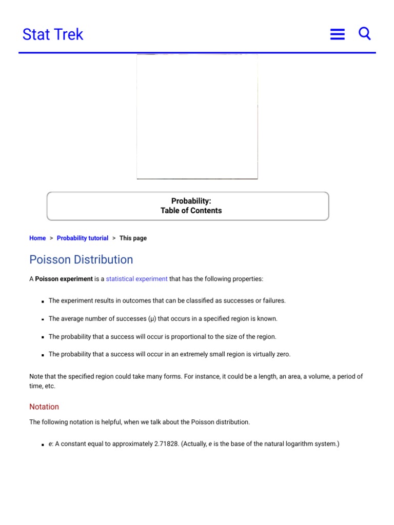 Poisson Distribution | PDF | Poisson Distribution | Teaching Mathematics