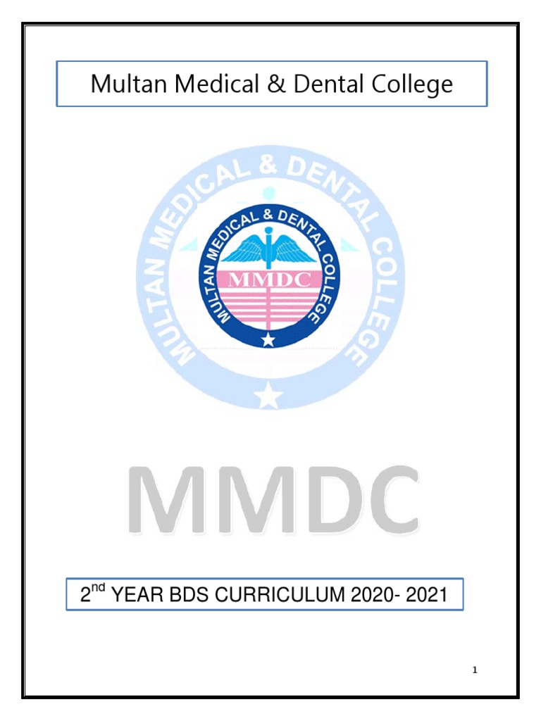 2nd Year BDS Community Dentistry | PDF | Dental Degree | Educational ...