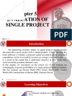 Module 5 Evalution of Single Project