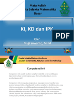 Pertemuan 2 Penjelasan KI KD Dan IPK New