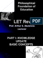 LET - Philosophical Foundation77