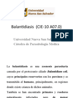 Balantidium Coli CIE-10