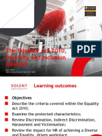 Week 8 The Equality Act, Diversity and Inclusion 20200213