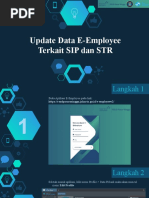 Update Data Sip Dan STR Pada E-Employee