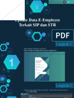 Update Data Sip Dan STR Pada E-Employee