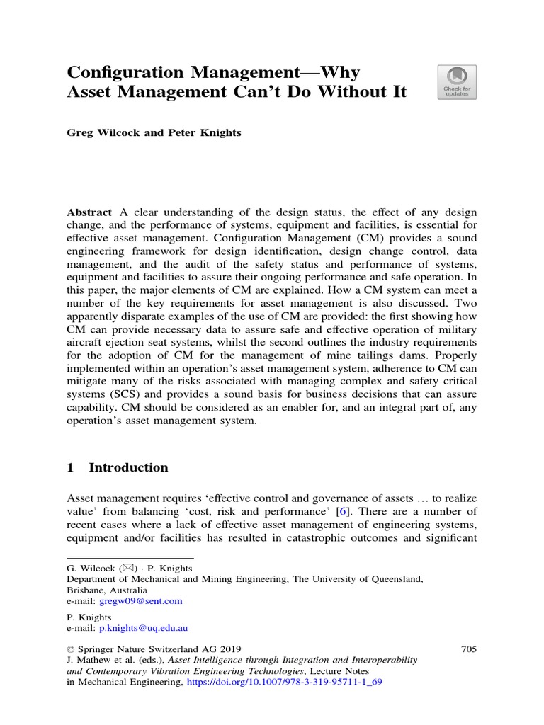 Configuration Management-Why | PDF | Risk | Business