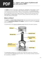 What Is Piston How Does A Piston Work