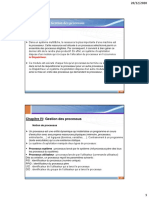 Chapitre IV Gestion Des Processus