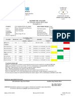 Nr. 238 Data Emiterii 06.03.2020 Exemplar Nr. 1: Raport de Analize