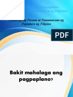 Ang Mga Layuning Pampagtuturo Reports On