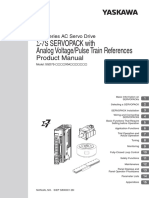 7S SERVOPACK With Analog Voltage/Pulse Train References: Product Manual