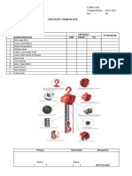 Checklist Chain Block