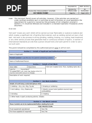 Hot-Work-Permit