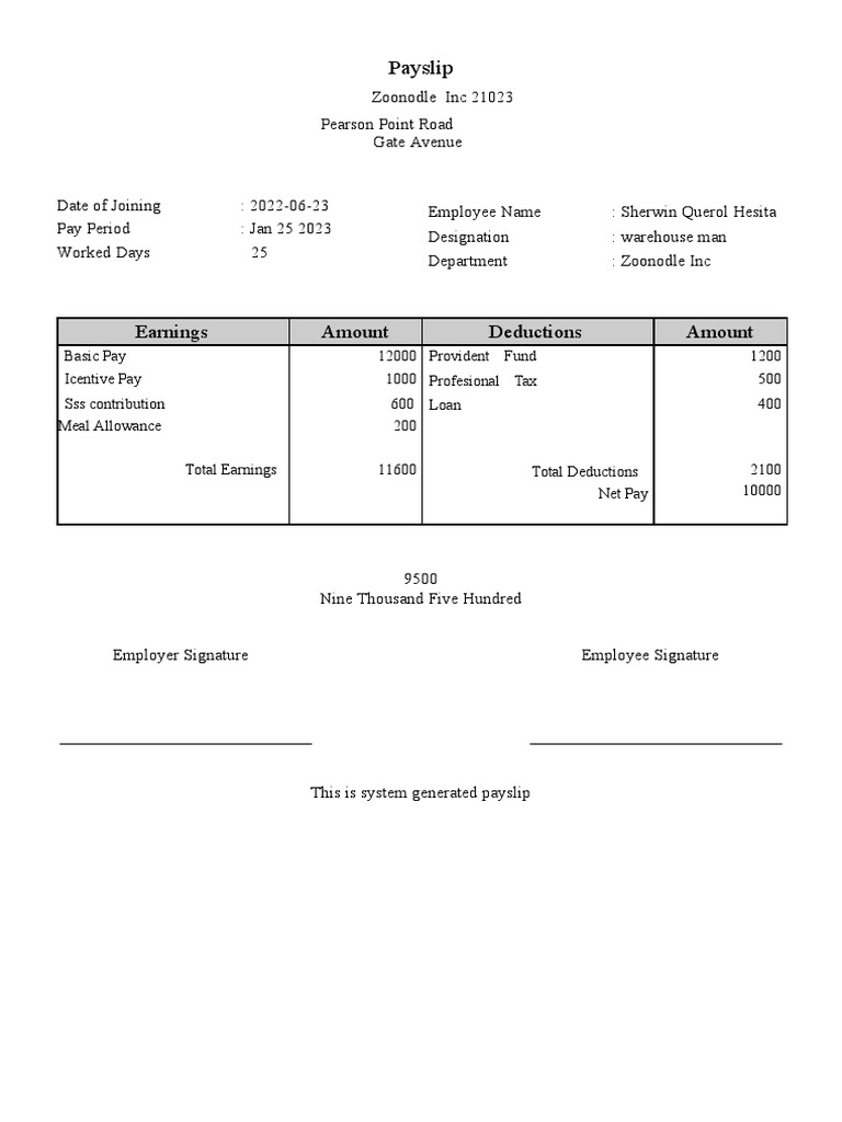 Paysliper Template Grid1 PDF