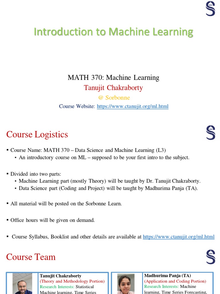 Introduction To Machine Learning | PDF | Machine Learning | Deep Learning