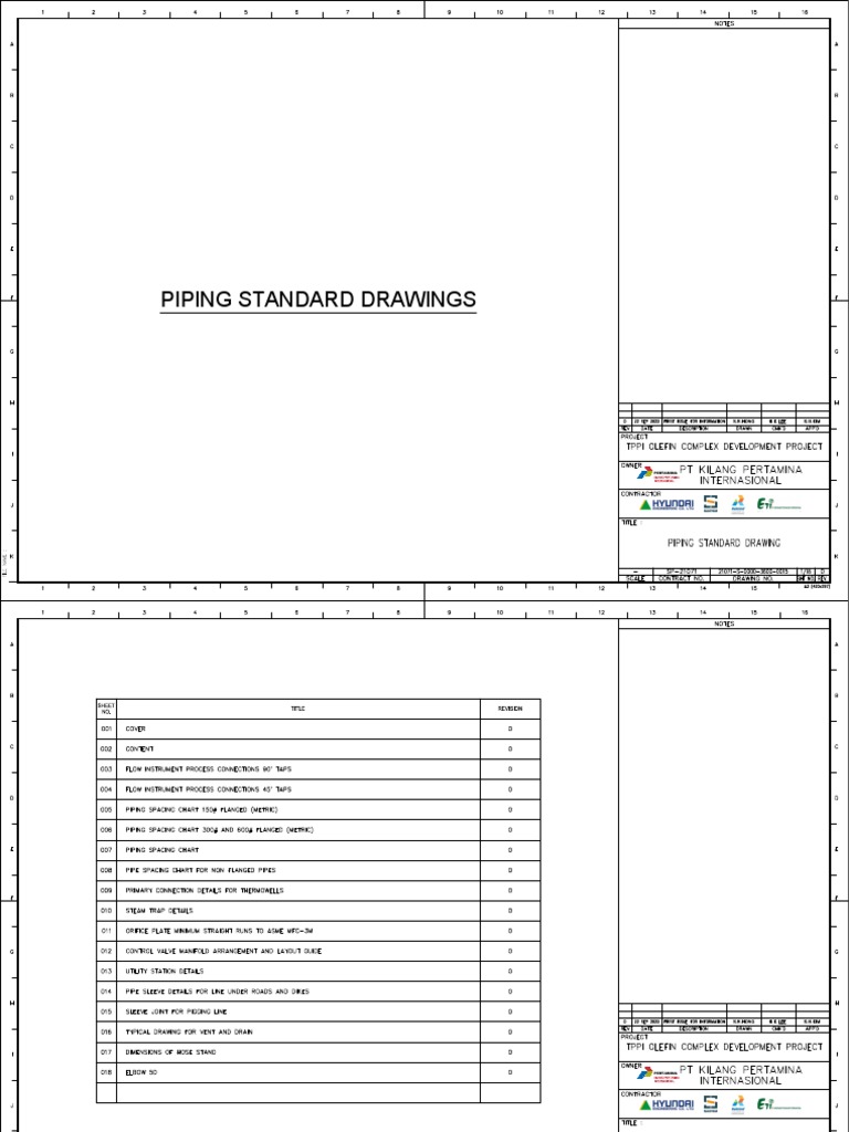 21071-S-0000-3600-0015 - O - Piping Standard Drawing | PDF | Fisika ...