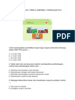 Soal Tematik Kelas 5 Tema 6 Subtema 1 Kurikulum 2013 Revisi 2018