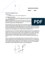 Exp2.Study of RC Triggering Circuit