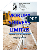 Morupa Surveyors Limited Company Profile Final