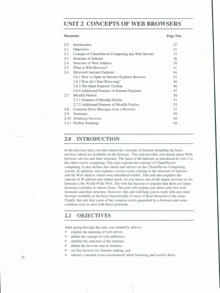 Concepts Of Web Browser Pdf World Wide Web Internet Web