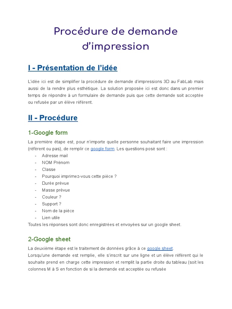Simplification de la demande d'impression 3D | PDF | Ordinateurs
