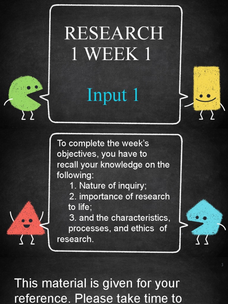 Introduction - Research Input | PDF | Methodology | Scientific Method