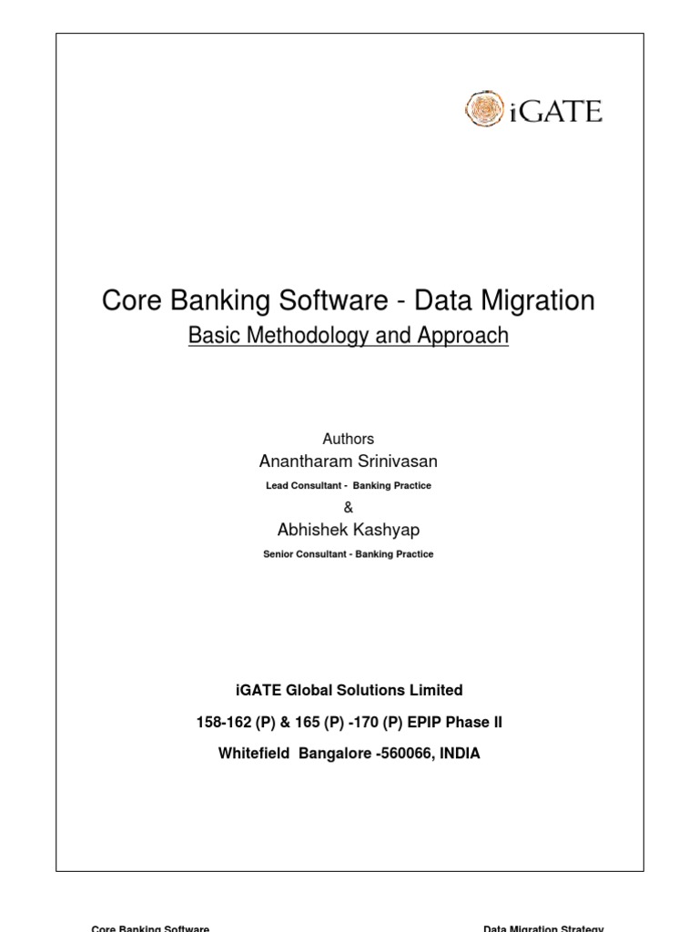 Core Banking Data Migration Strategy | PDF | Interest | Loans