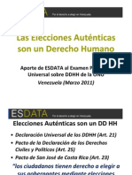 Aporte ESDATA al Examen Periódico Universal DDHH ONU 2011