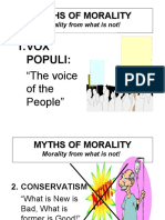 Reconse Myths of Morality III