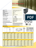 Specification: Constant Current Discharge Characteristics: A (25)