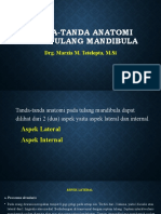 Kuliah 7. TANDA-TANDA ANATOMI PADA TULANG MANDIBULA