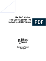 This new Public Citizen report reveals how major U.S. drug companies and their Washington, D.C. lobby group, the Pharmaceutical Research and Manufacturers of America (PhRMA), have carried out a misleading campaign to scare policy makers and the public.