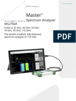 Spectrum Master Ultraportable Spectrum Analyzer MS2760A Product Brochure - 11410-01054A