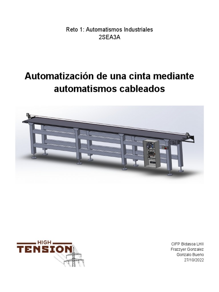 Automatismo Cableado | PDF | Relé | Corriente eléctrica