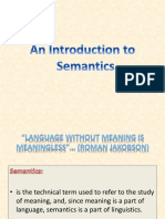 Semantics