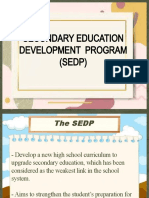 Secondary Education Development Program