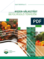 Élelmiszeripari Kézikönyv - 3 - Élelmiszer-Választást Befolyásoló Tényezők