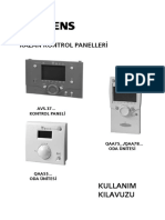 Si̇mens Kazan Kontrol Panelleri̇ Oda Üni̇tesi̇ Kullanim Kilavuzu