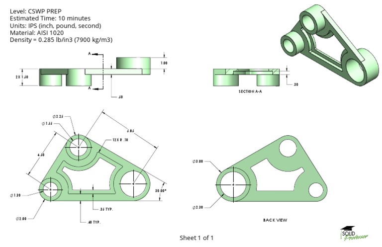 CSWP Prep: AISI 1020 Specifications | PDF