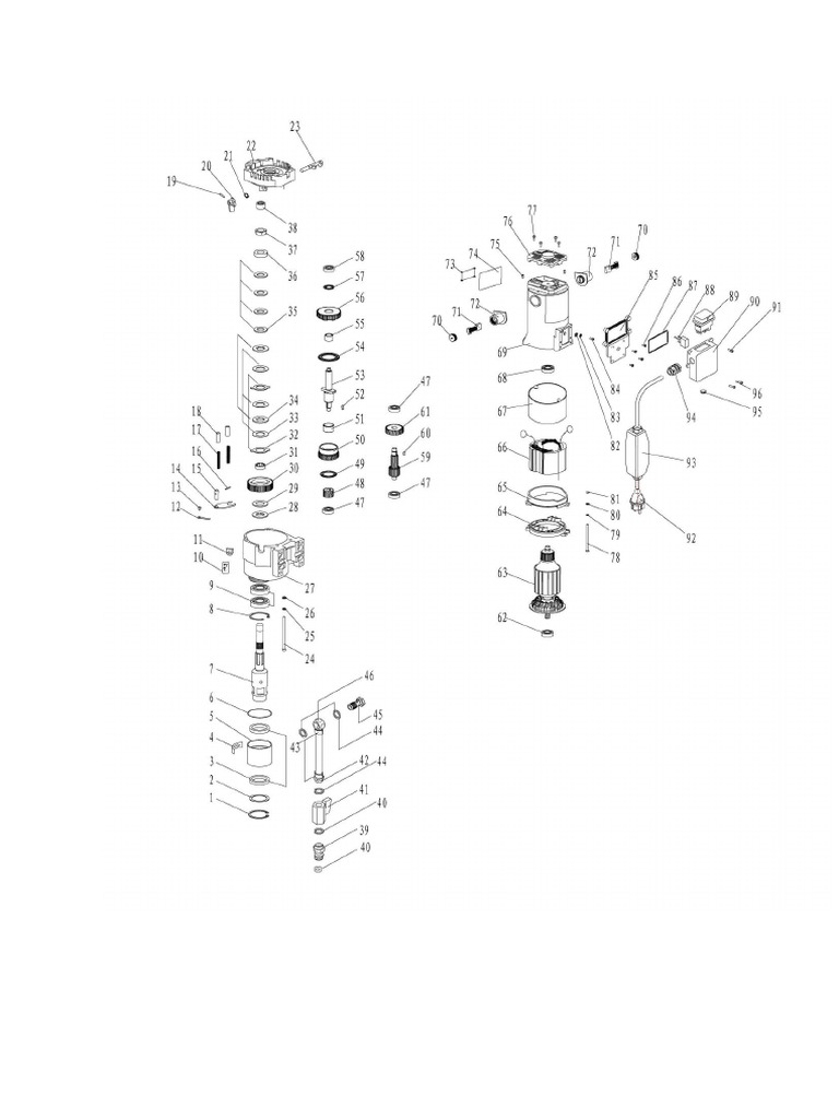 Schema Explodata EC2800 - 3000 | PDF