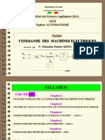 Commande - Machines Electriques - Cours 1