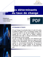 Exposé Sur Les Déterminants Du Taux de Change - Salma Et Ikram