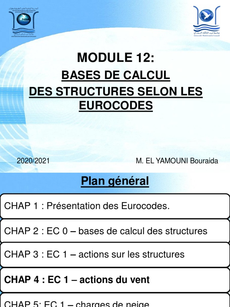 Calcul de la pression du vent selon Eurocodes PDF Plaie Pression — free download