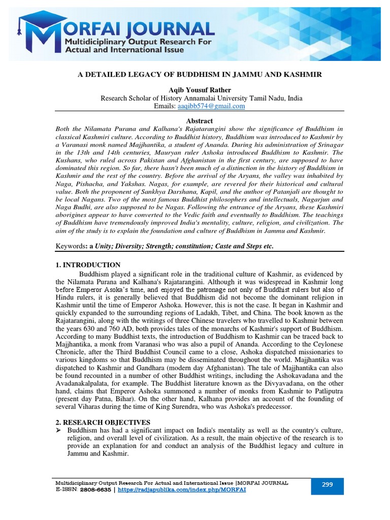 Morphi Aqib Buddhism PDF Ashoka Āstika