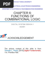 Chap 6 Functions of Combinational Logic