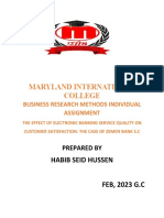 Maryland International College: Habib Seid Hussen FEB, 2023 G.C